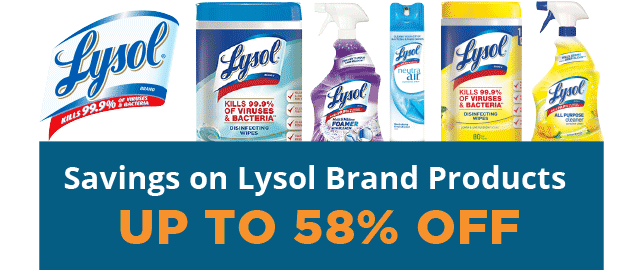 Lysol savings are Here