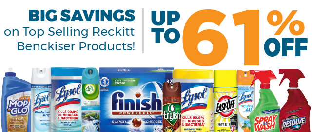 Reckitt Benckiser Products & Supplies at Wholesale Prices at  CleanItSupply.com
